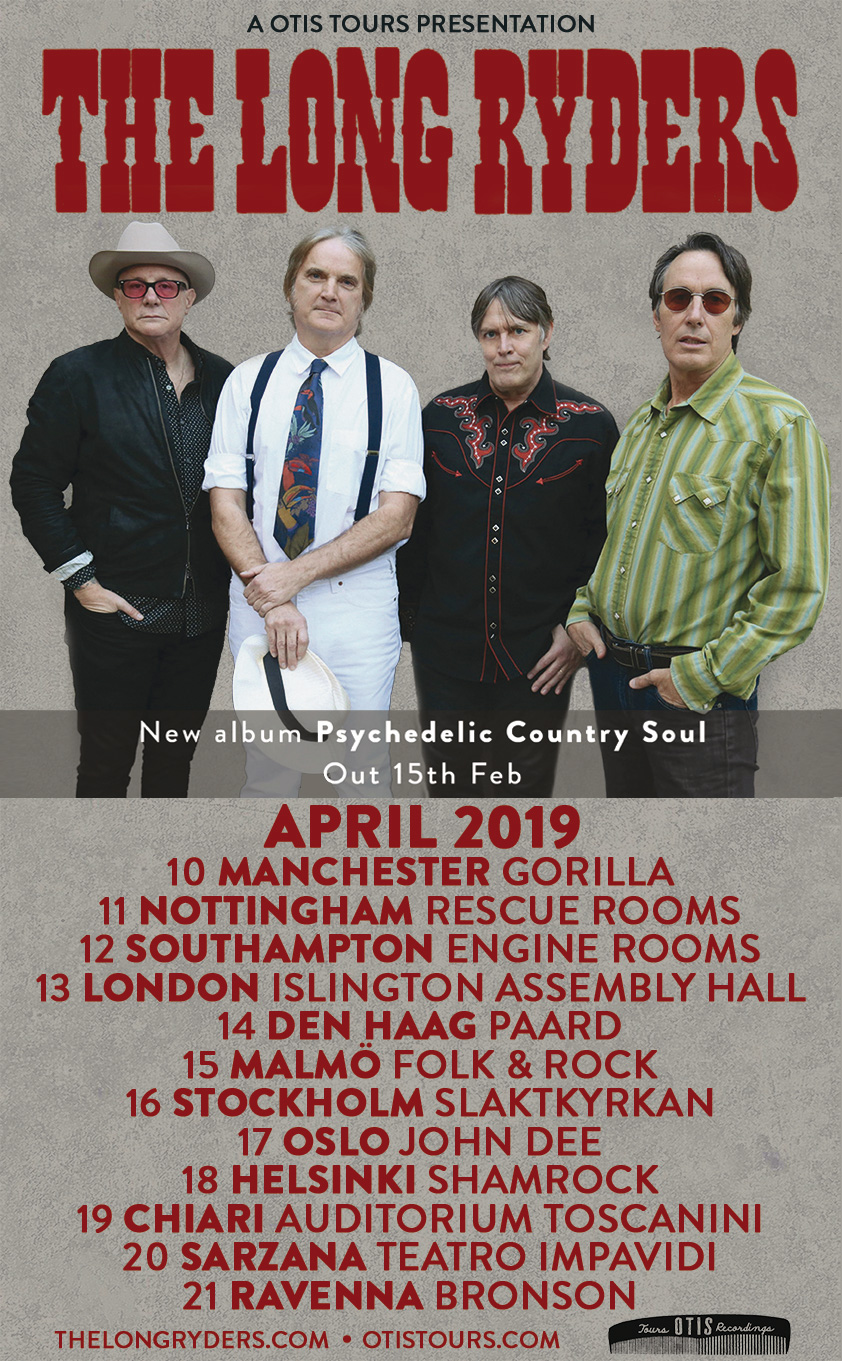 The Long Ryders Tour April 2019 Sid Griffin The Official Website