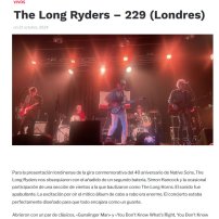 The Long Ryders Native Sons Tour Review Rutta66